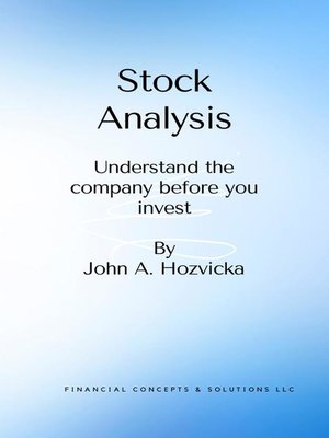 cover image of Stock Analysis